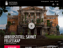 Tablet Screenshot of nationaltheatret.no